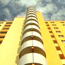 Foto mit Hochhaus